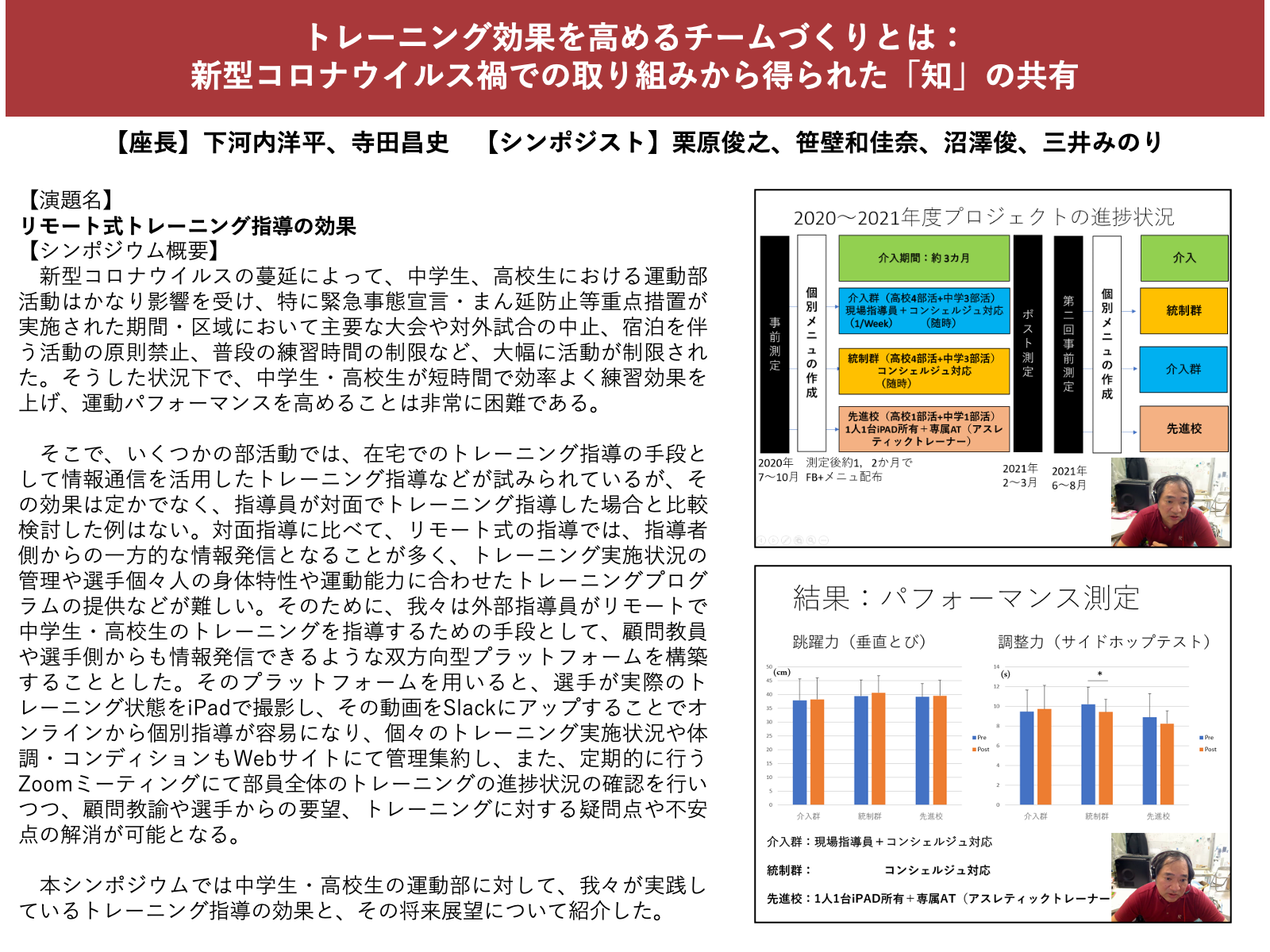 オンラインシンポジウム